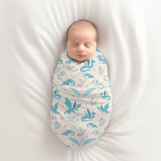 Dragon Baby Swaddle Blanket for Newborn