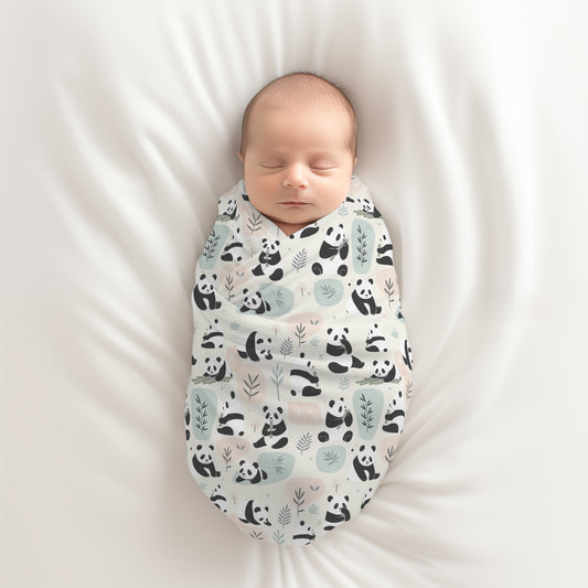 Panda Baby Swaddle Blanket for Newborn